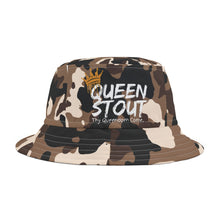 Load image into Gallery viewer, Harlem Queen Stout Camo Bucket Hat
